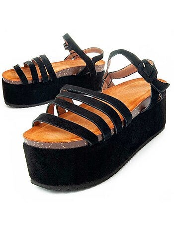 Sandalia De Plataforma Para Mujer Montevita Andalita