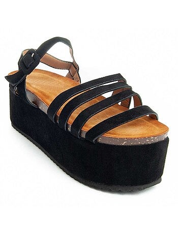 Sandalia De Plataforma Para Mujer Montevita Andalita