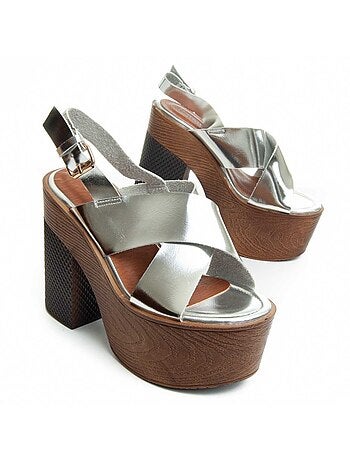 Sandalia De Tacón Para Mujer Montevita Andalita