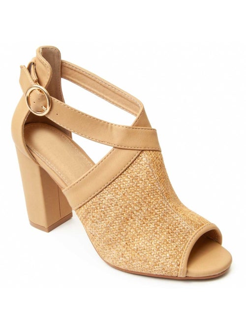 Sandalia De Tacón Para Mujer.  Montevita  Avara - Kiabi