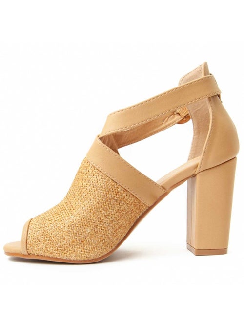 Sandalia De Tacón Para Mujer.  Montevita  Avara - Kiabi
