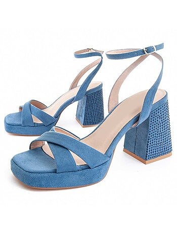 Sandalia De Tacón Para Mujer. Montevita Festsand