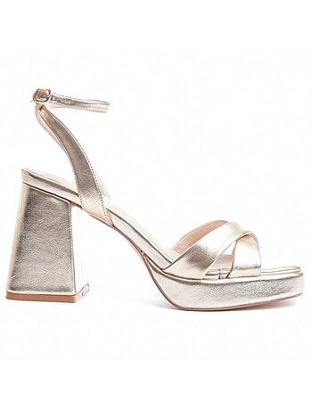 Sandalia De Tacón Para Mujer. Montevita Festsand