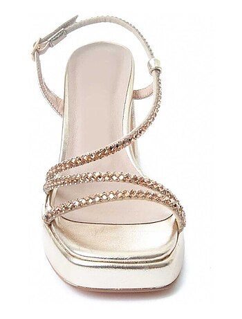 Sandalia De Tacón Para Mujer. Montevita Festsand