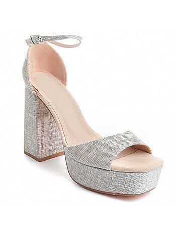 Sandalia De Tacón Para Mujer. Montevita Festsand