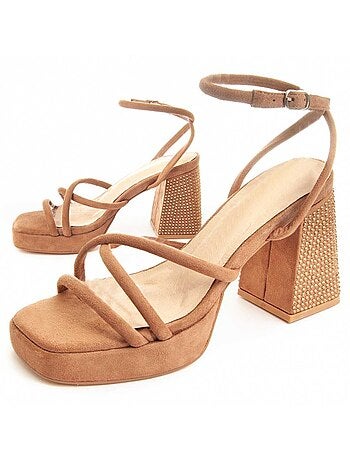 Sandalia De Tacón Para Mujer. Montevita Festsand