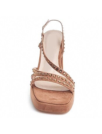 Sandalia De Tacón Para Mujer. Montevita Festsand