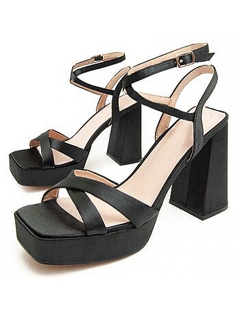 Sandalia De Tacon Para Mujer. Montevita Festsand