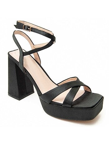 Sandalia De Tacon Para Mujer. Montevita Festsand