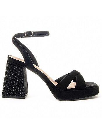 Sandalia De Tacón Para Mujer. Montevita Festsand