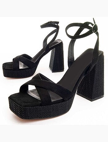 Sandalia De Tacón Para Mujer. Montevita Festsand