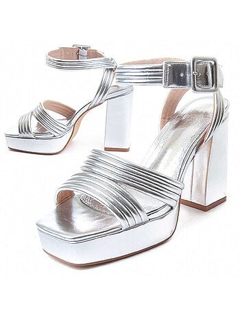 Sandalia De Tacón Para Mujer. Montevita Festsand