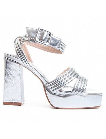 Sandalia De Tacón Para Mujer. Montevita Festsand