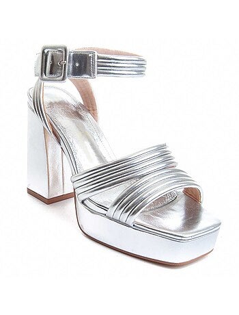 Sandalia De Tacón Para Mujer. Montevita Festsand