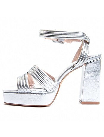 Sandalia De Tacón Para Mujer. Montevita Festsand