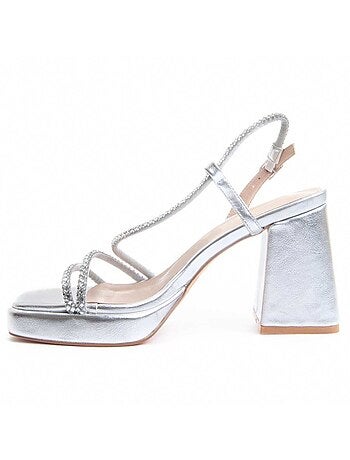 Sandalia De Tacón Para Mujer. Montevita Festsand