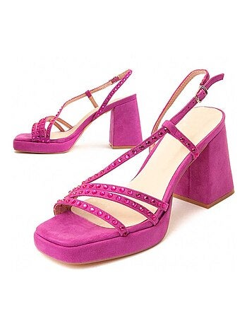 Sandalia De Tacón Para Mujer. Montevita Festsand