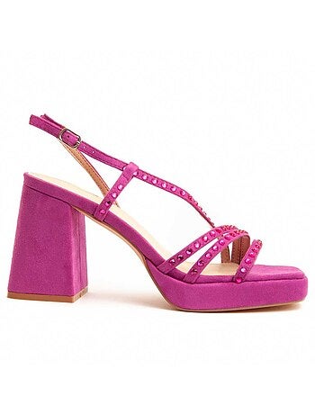 Sandalia De Tacón Para Mujer. Montevita Festsand