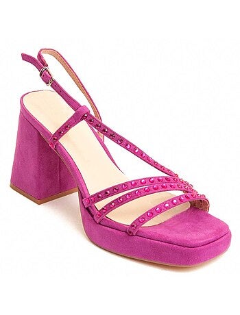 Sandalia De Tacón Para Mujer. Montevita Festsand