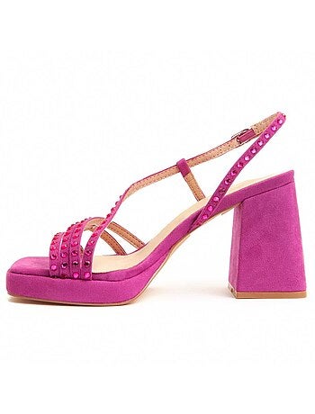 Sandalia De Tacón Para Mujer. Montevita Festsand