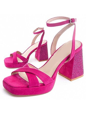 Sandalia De Tacón Para Mujer. Montevita Festsand