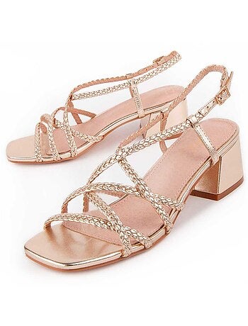 Sandalia De Tacón Para Mujer. Montevita Trea