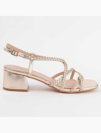 Sandalia De Tacón Para Mujer. Montevita Trea