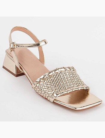 Sandalia De Tacón Para Mujer. Montevita Trea