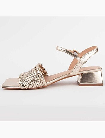 Sandalia De Tacón Para Mujer. Montevita Trea