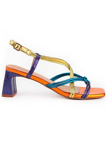 Sandalia De Tacón Para Mujer. Montevita Trea