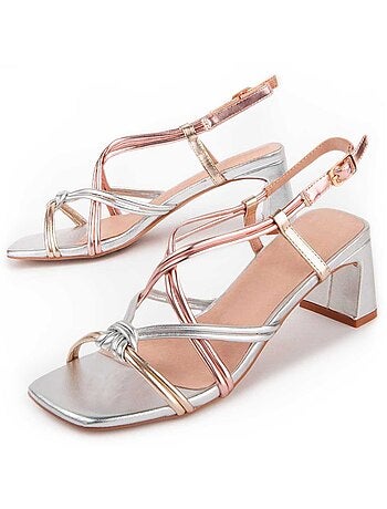 Sandalia De Tacón Para Mujer. Montevita Trea