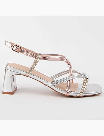 Sandalia De Tacón Para Mujer. Montevita Trea