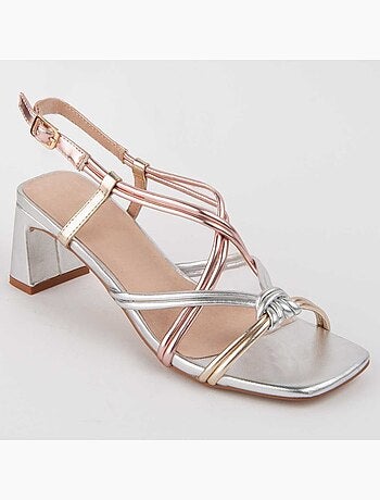 Sandalia De Tacón Para Mujer. Montevita Trea