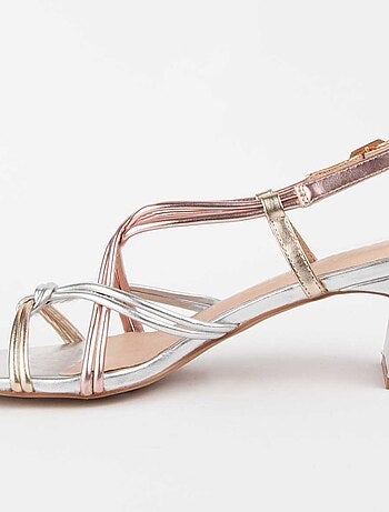 Sandalia De Tacón Para Mujer. Montevita Trea