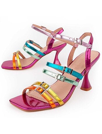 Sandalia De Tacón Para Mujer. Montevita Trea