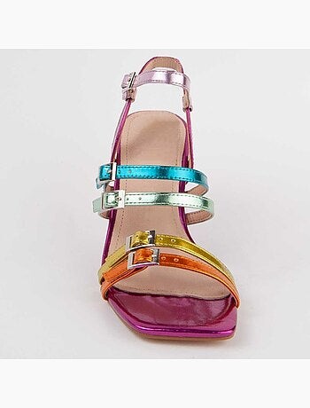 Sandalia De Tacón Para Mujer. Montevita Trea