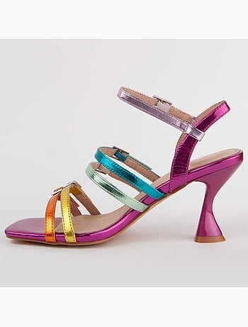 Sandalia De Tacón Para Mujer. Montevita Trea