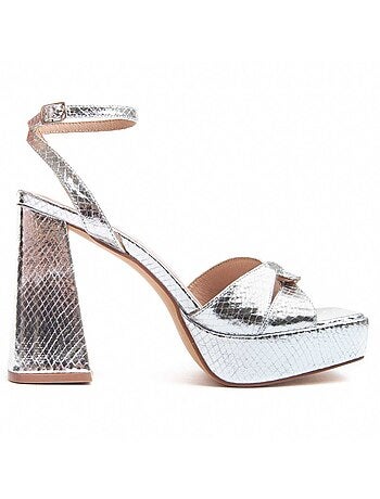 Sandalia De Tendencia Con Tacón Para Mujer. Montevita Fiamma