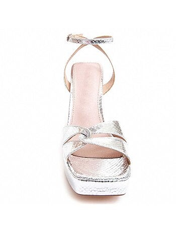 Sandalia De Tendencia Con Tacón Para Mujer. Montevita Fiamma