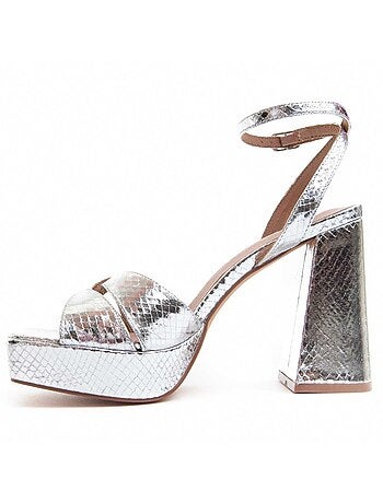 Sandalia De Tendencia Con Tacón Para Mujer. Montevita Fiamma