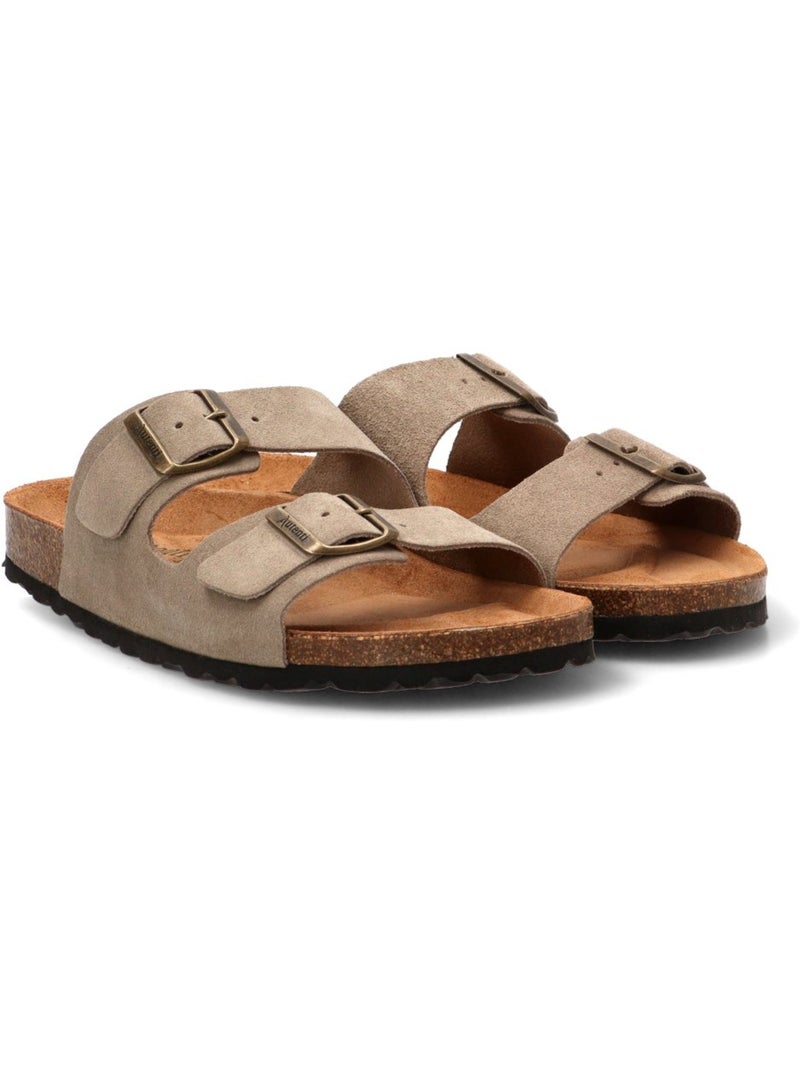 Sandalia Diario Hombre Suela Plana - Autenti Taupe - Kiabi