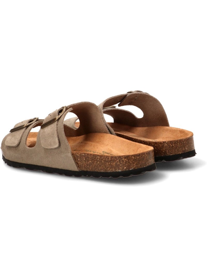 Sandalia Diario Hombre Suela Plana - Autenti Taupe - Kiabi