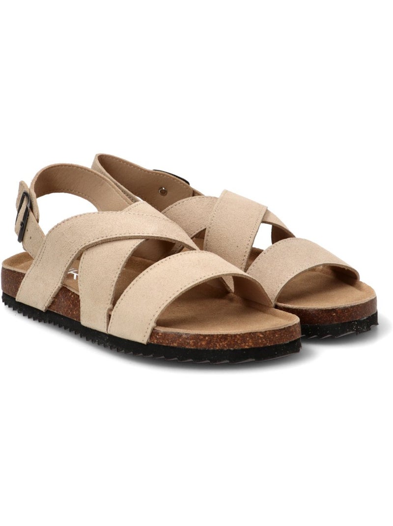 Sandalia Diario Hombre Suela Plana - Etika Beige - Kiabi