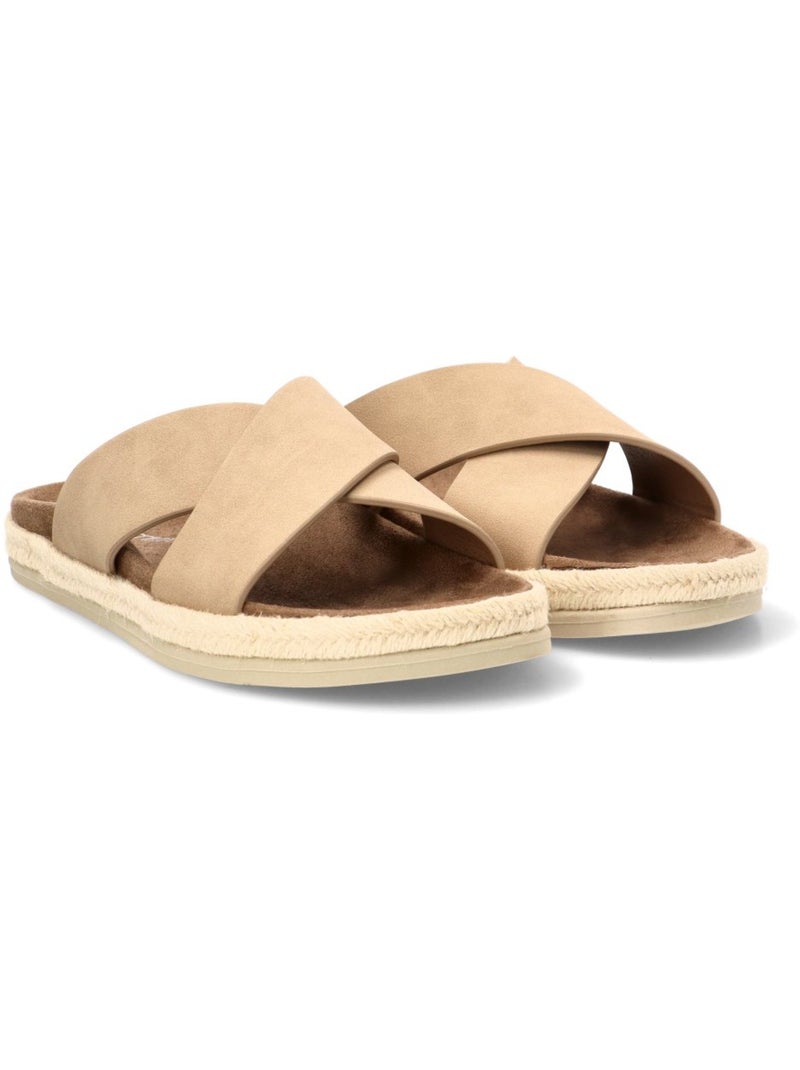 Sandalia Diario Hombre Suela Plana - Etika Beige - Kiabi