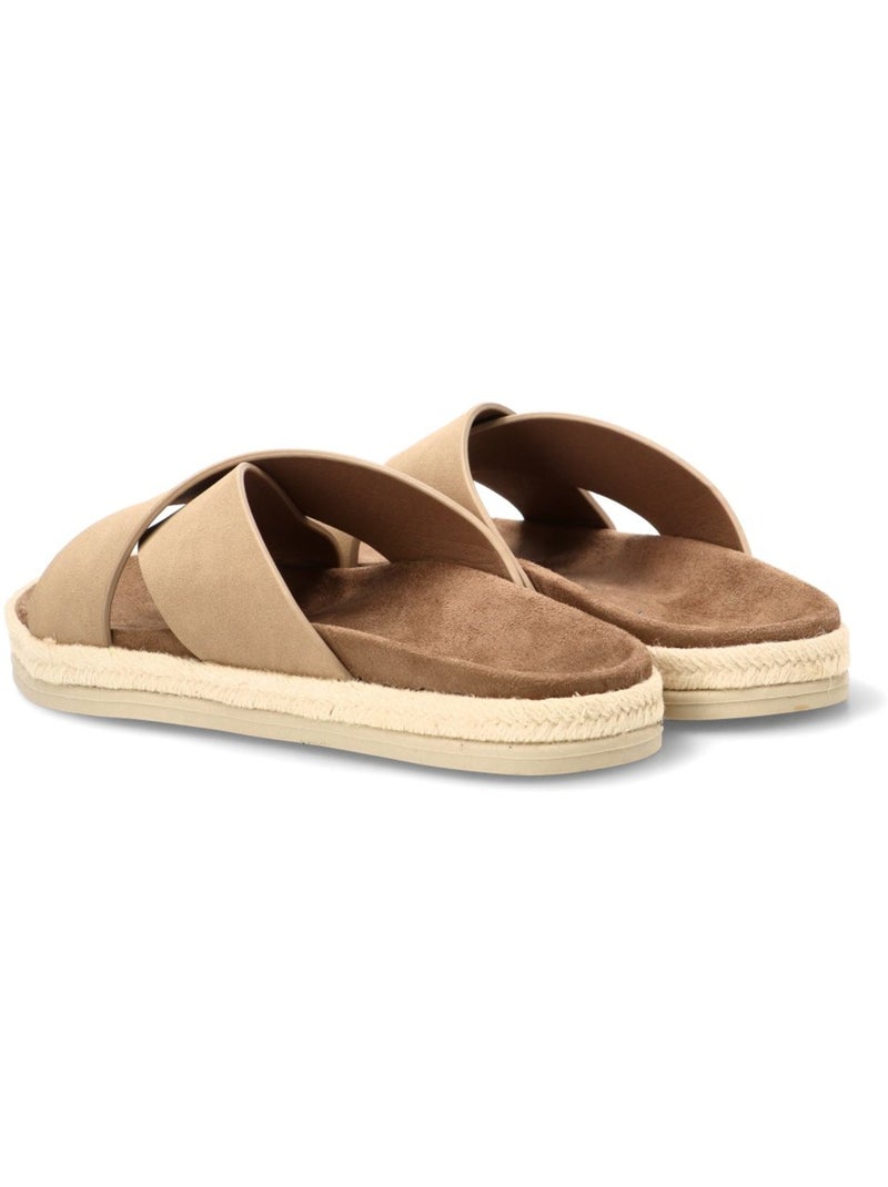 Sandalia Diario Hombre Suela Plana - Etika Beige - Kiabi