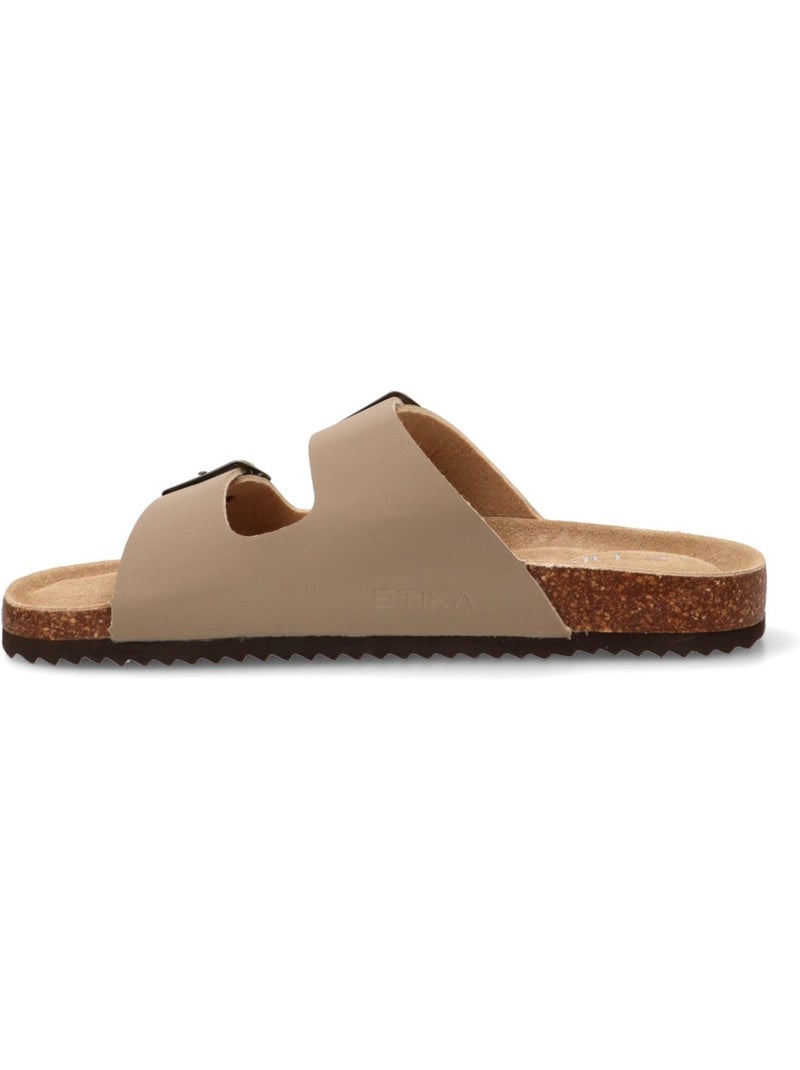 Sandalia Diario Hombre Suela Plana - Etika Beige - Kiabi