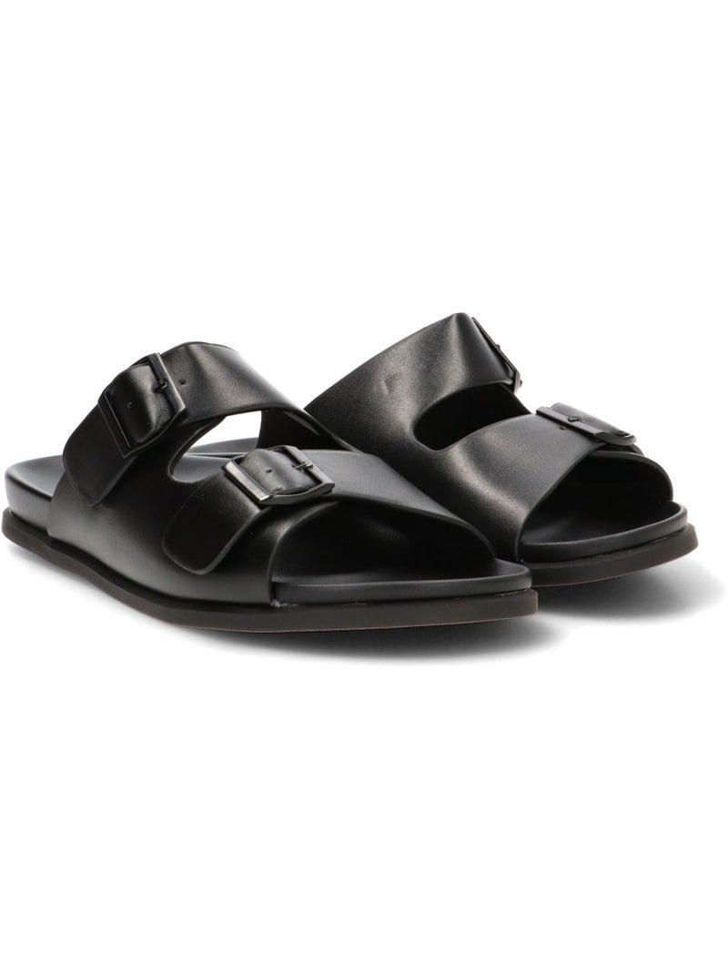 Sandalia Diario Hombre Suela Plana - Lois Negro - Kiabi