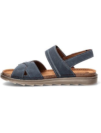 Sandalia Diario Hombre Suela Plana - Luna Collection