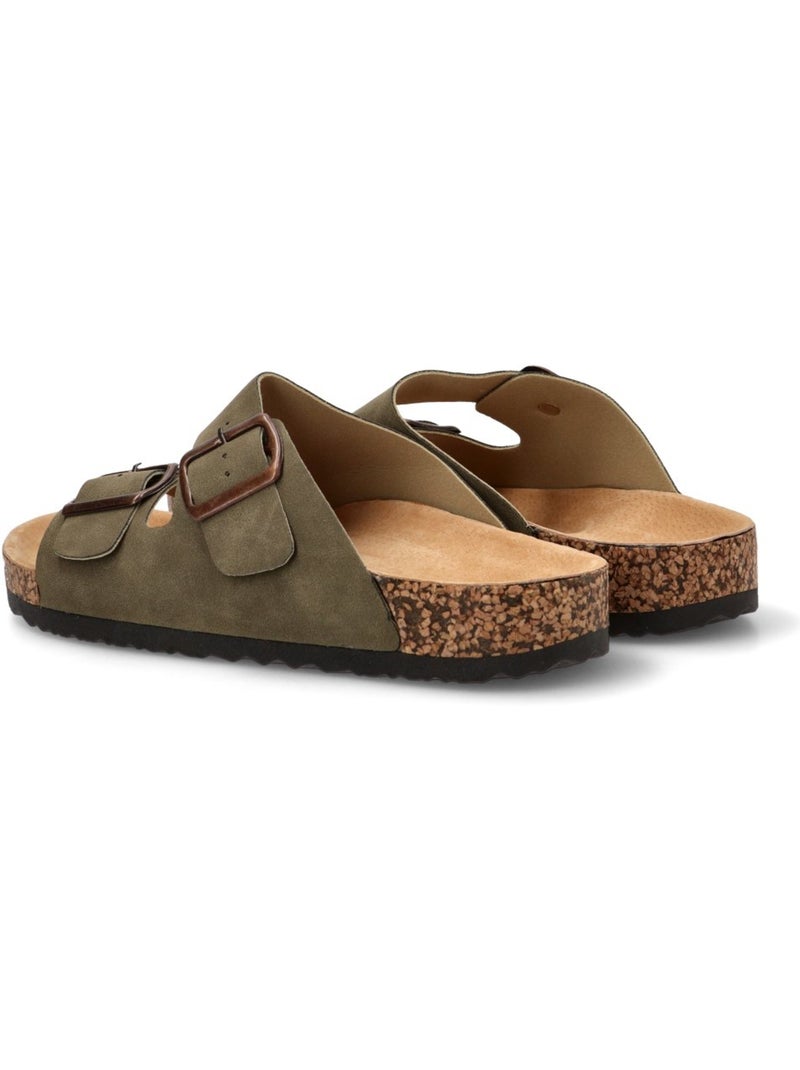 Sandalia Diario Hombre Suela Plana - Luna Collection Caqui - Kiabi