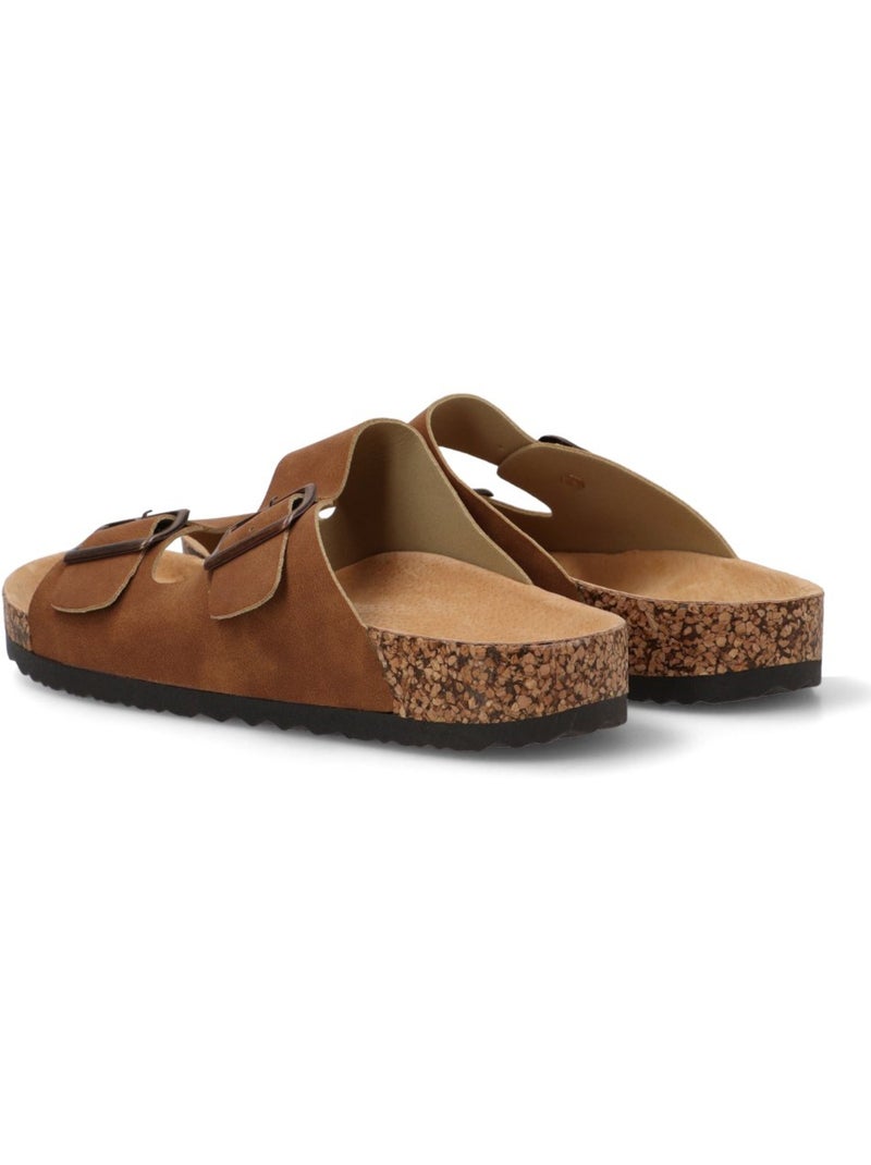 Sandalia Diario Hombre Suela Plana - Luna Collection Marrón claro - Kiabi